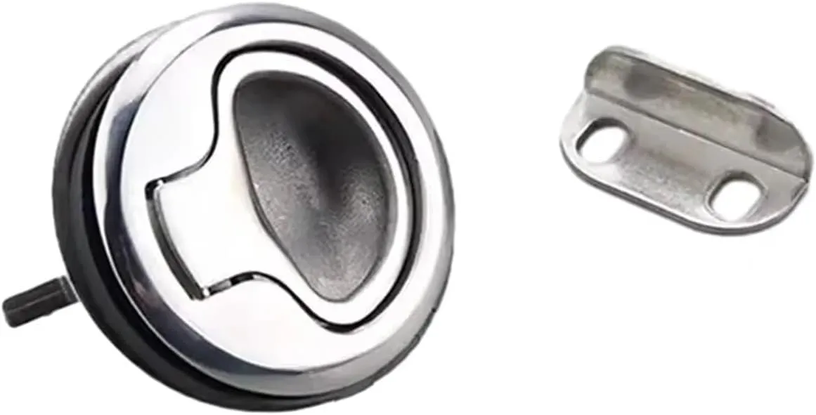 Pull Rebound Type Internal and External Two-Way Opening Embedded Push Handle Lock Rv Tool Box Lock 1Pcs(ZDC-38mm)