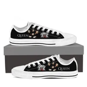 queen band new ladies low cut sneakers