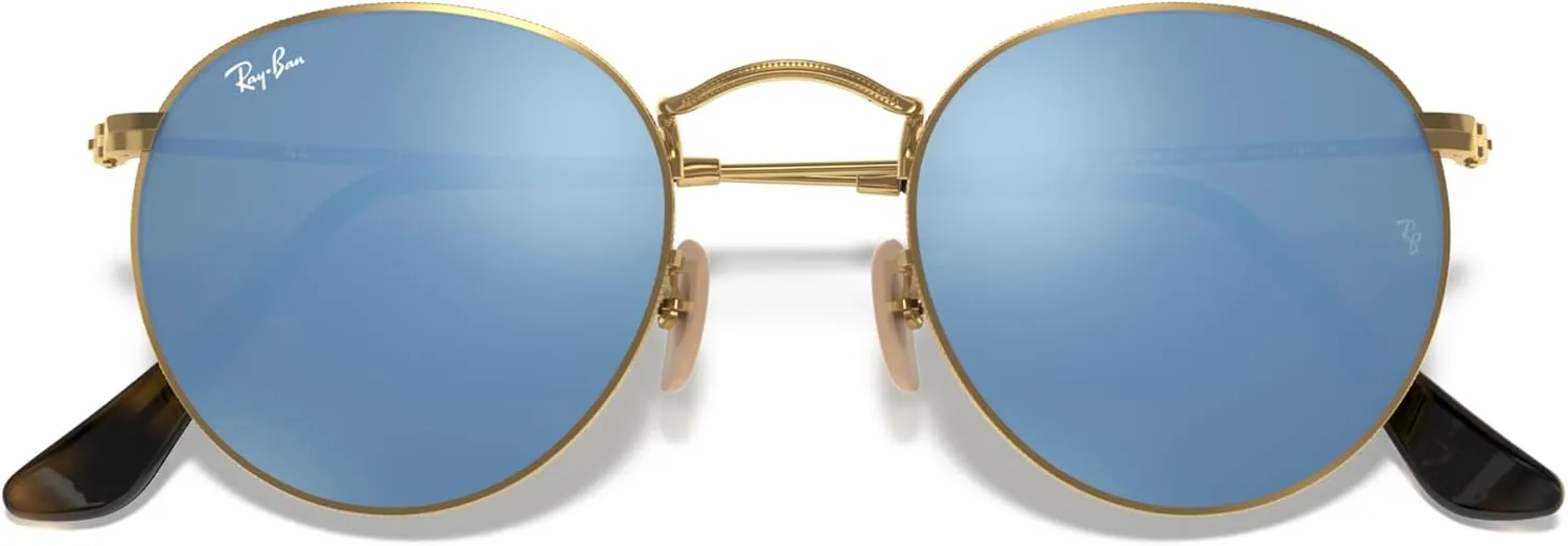 Ray-Ban RB3447N Round Flat Lens Sunglasses