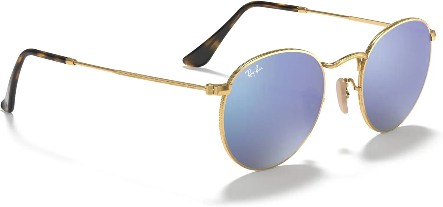 Ray-Ban RB3447N Round Flat Lens Sunglasses