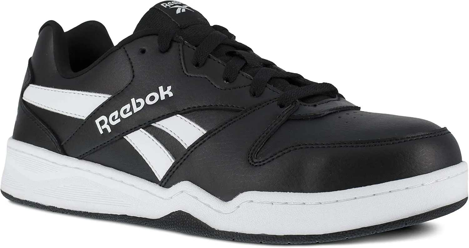 Reebok Men's Rb4161 Bb4500 Safety Composite Toe Low Cut Work Sneaker White and Grey