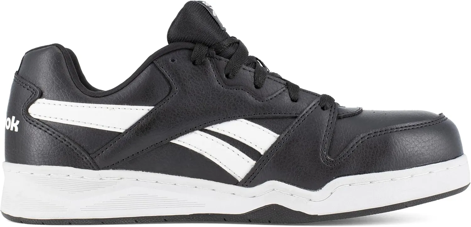 Reebok Men's Rb4161 Bb4500 Safety Composite Toe Low Cut Work Sneaker White and Grey