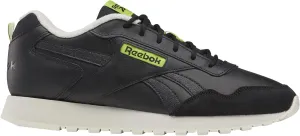 Reebok Unisex Glide S Sneaker, Black/Vintage Chalk/Laser Lime, 13 US Men