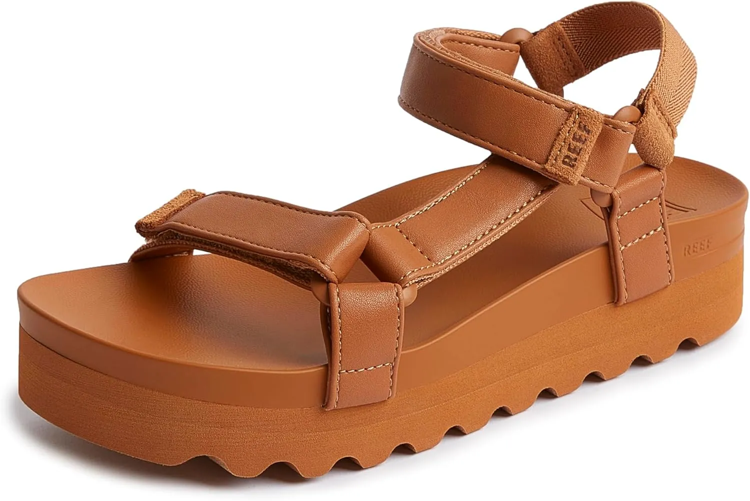 REEF Cushion Rem Hi Women's Platform Sandal, Adjustable Strap, Arch Support and Heel Cupping