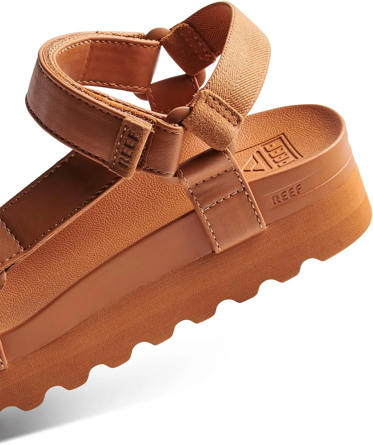 REEF Cushion Rem Hi Women's Platform Sandal, Adjustable Strap, Arch Support and Heel Cupping