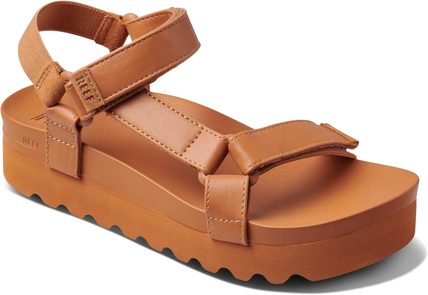 REEF Cushion Rem Hi Women's Platform Sandal, Adjustable Strap, Arch Support and Heel Cupping