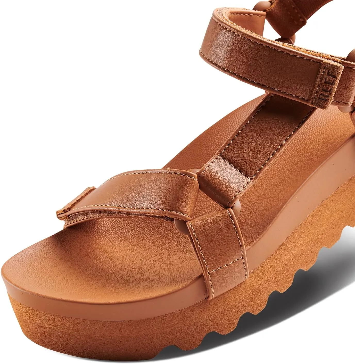 REEF Cushion Rem Hi Women's Platform Sandal, Adjustable Strap, Arch Support and Heel Cupping