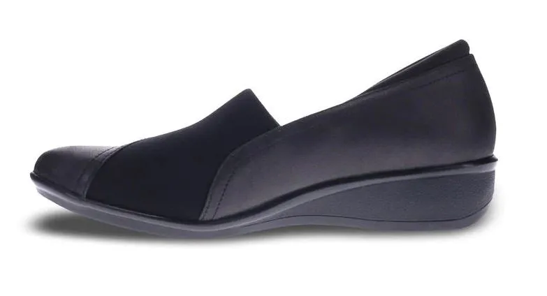 Revere Black Onyx Naples Stretch Women's Loafer