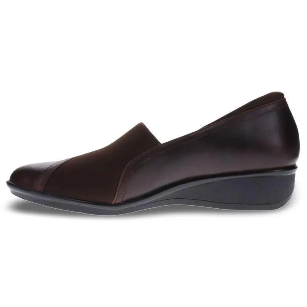 Revere Naples Espresso Angle Stretch Loafer (Women's)