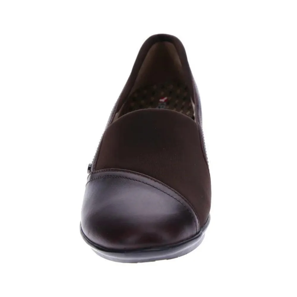 Revere Naples Espresso Angle Stretch Loafer (Women's)
