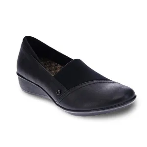 Revere Women's Naples Stretch Black Loafer