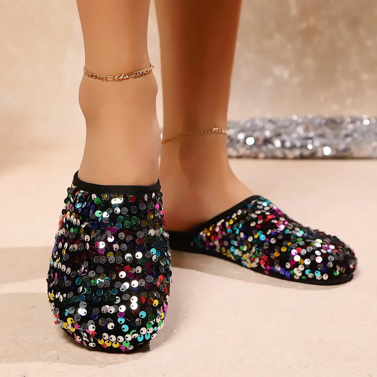 Round Toe Flats Slip-Ons