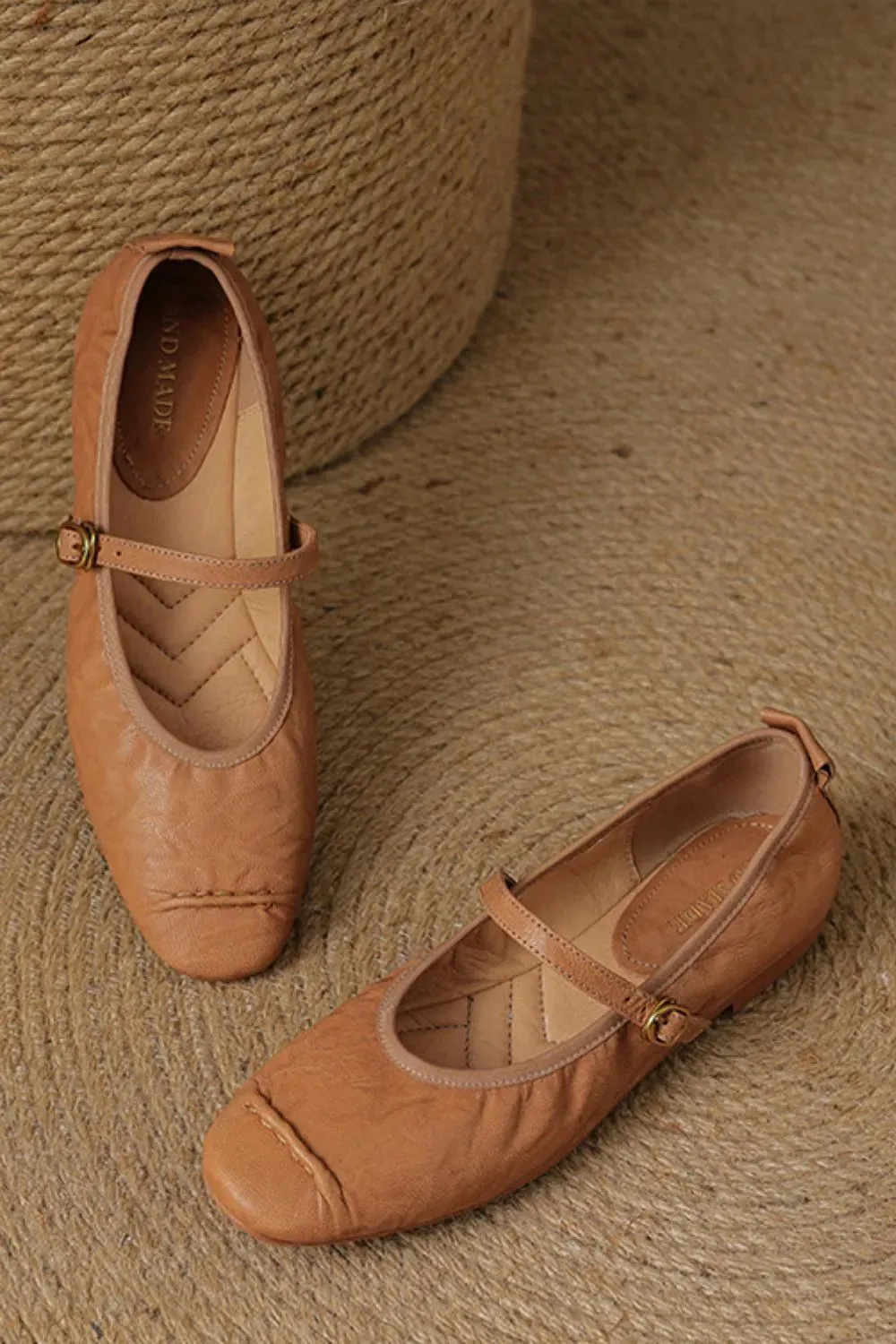 Round Toe Flats Slip-Ons