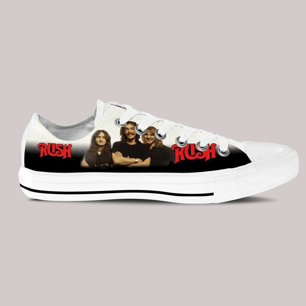 rush band ladies low cut sneakers