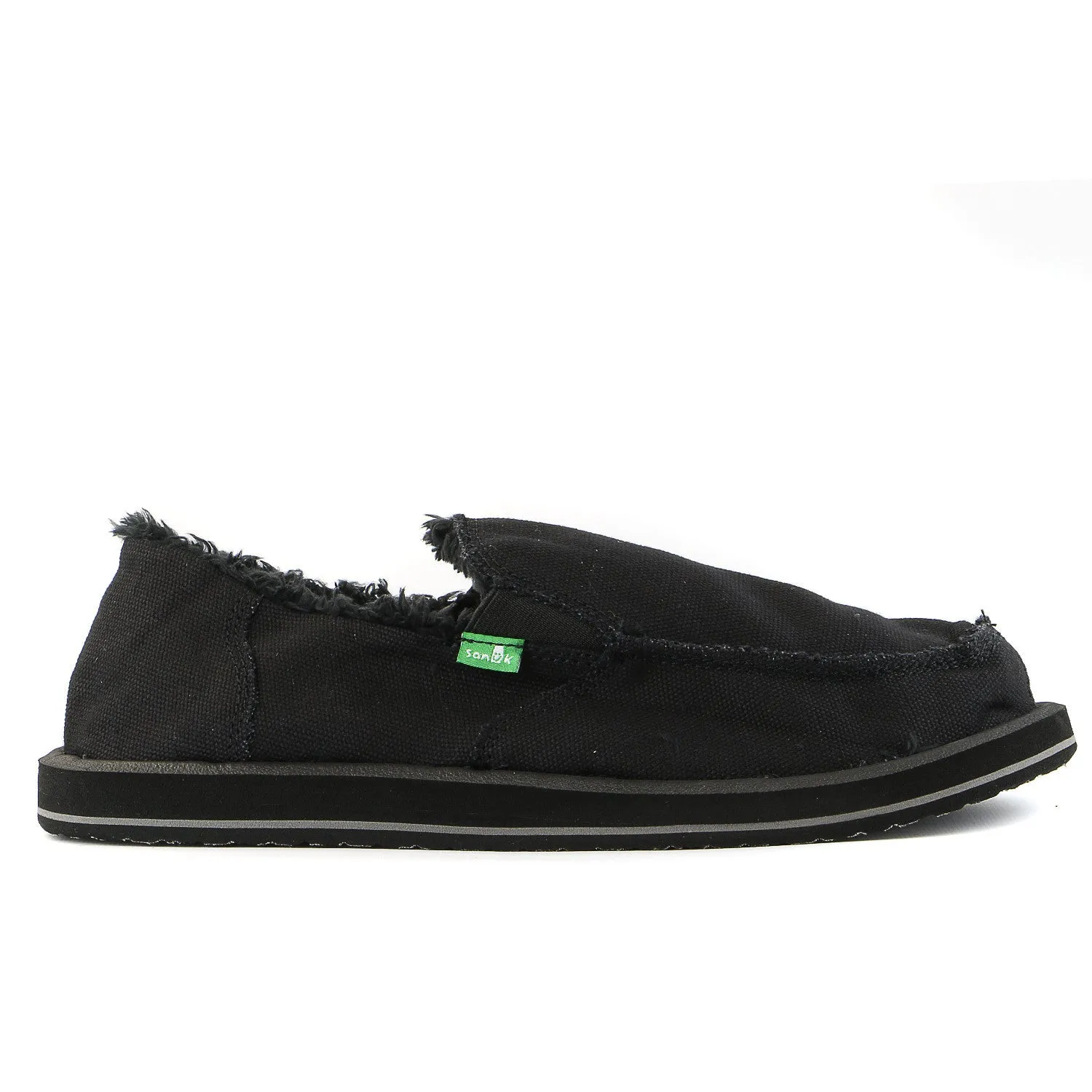 Sanuk Vagabond Chill Slip on loafer - Black - Mens