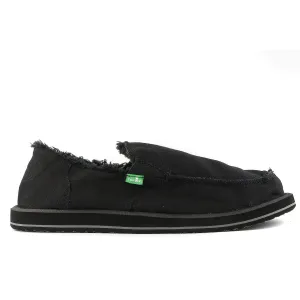 Sanuk Vagabond Chill Slip on loafer - Black - Mens