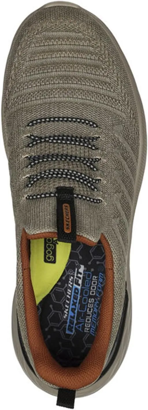 Skechers Men's Garner-Crispin Bungee Lace Slip-on Loafer