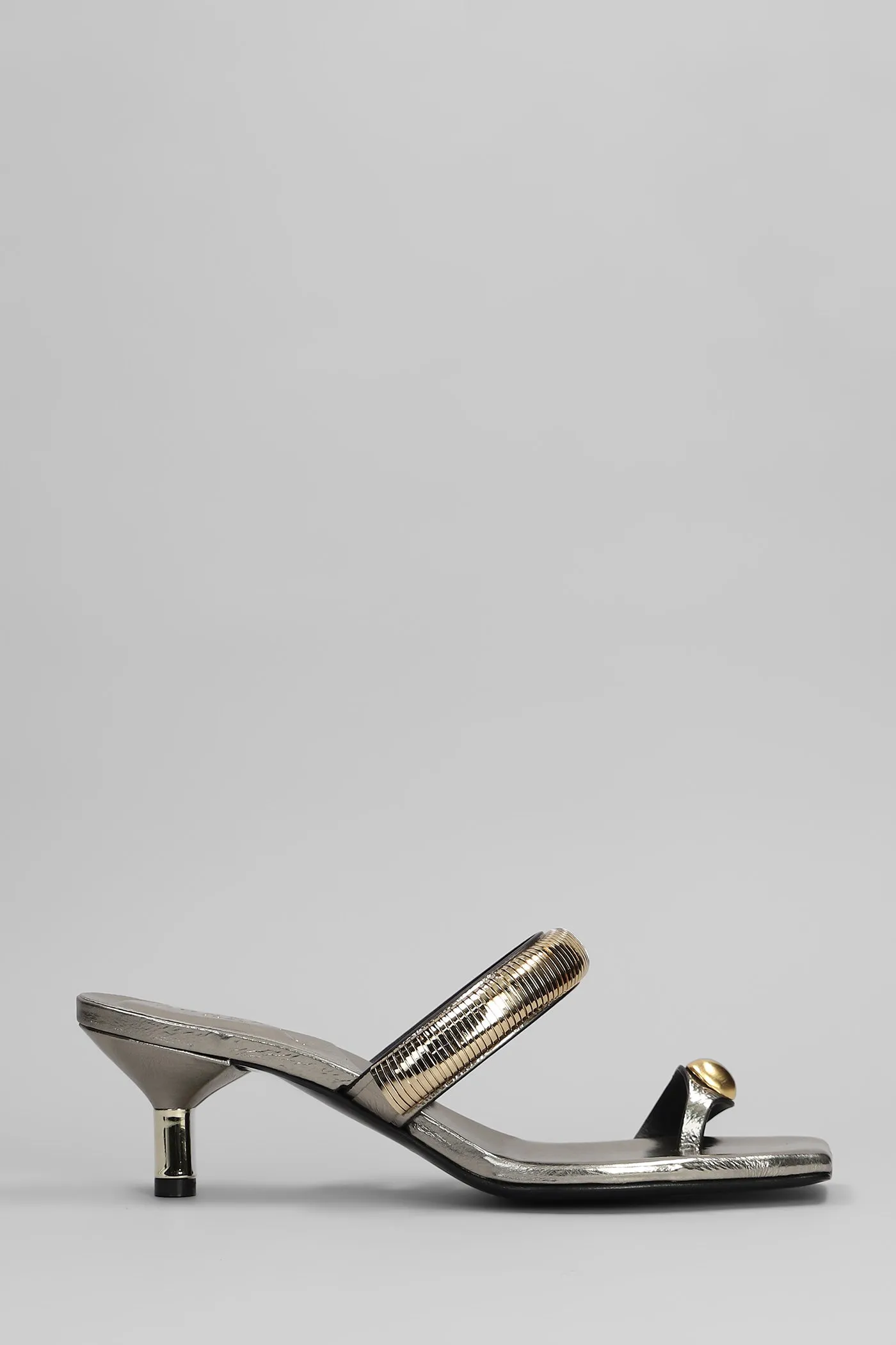 Slipper-Mule in copper leather