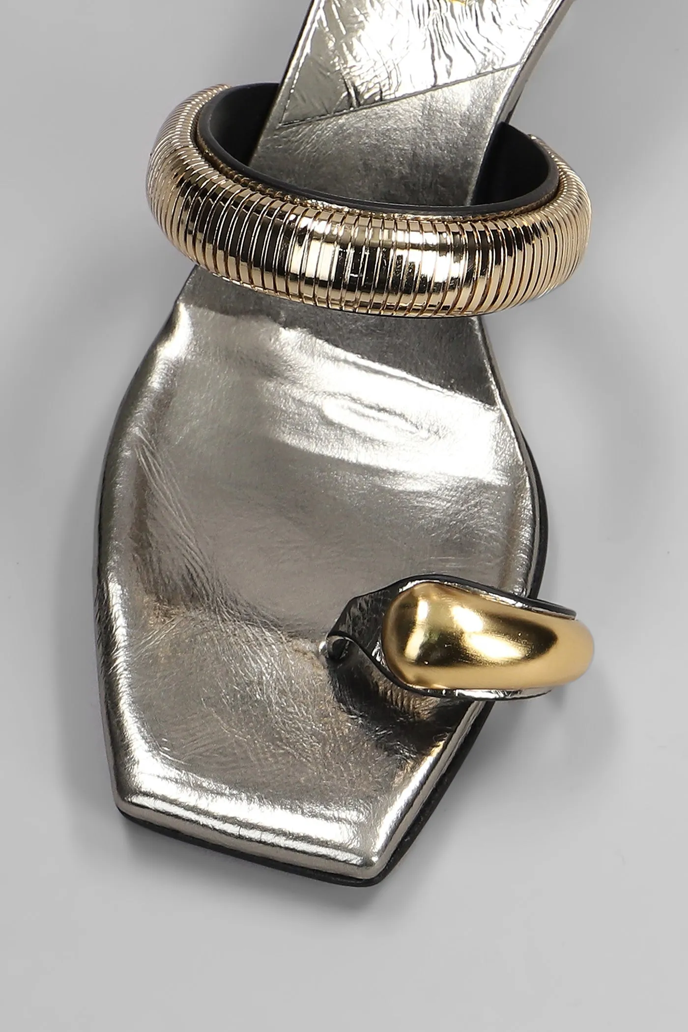 Slipper-Mule in copper leather