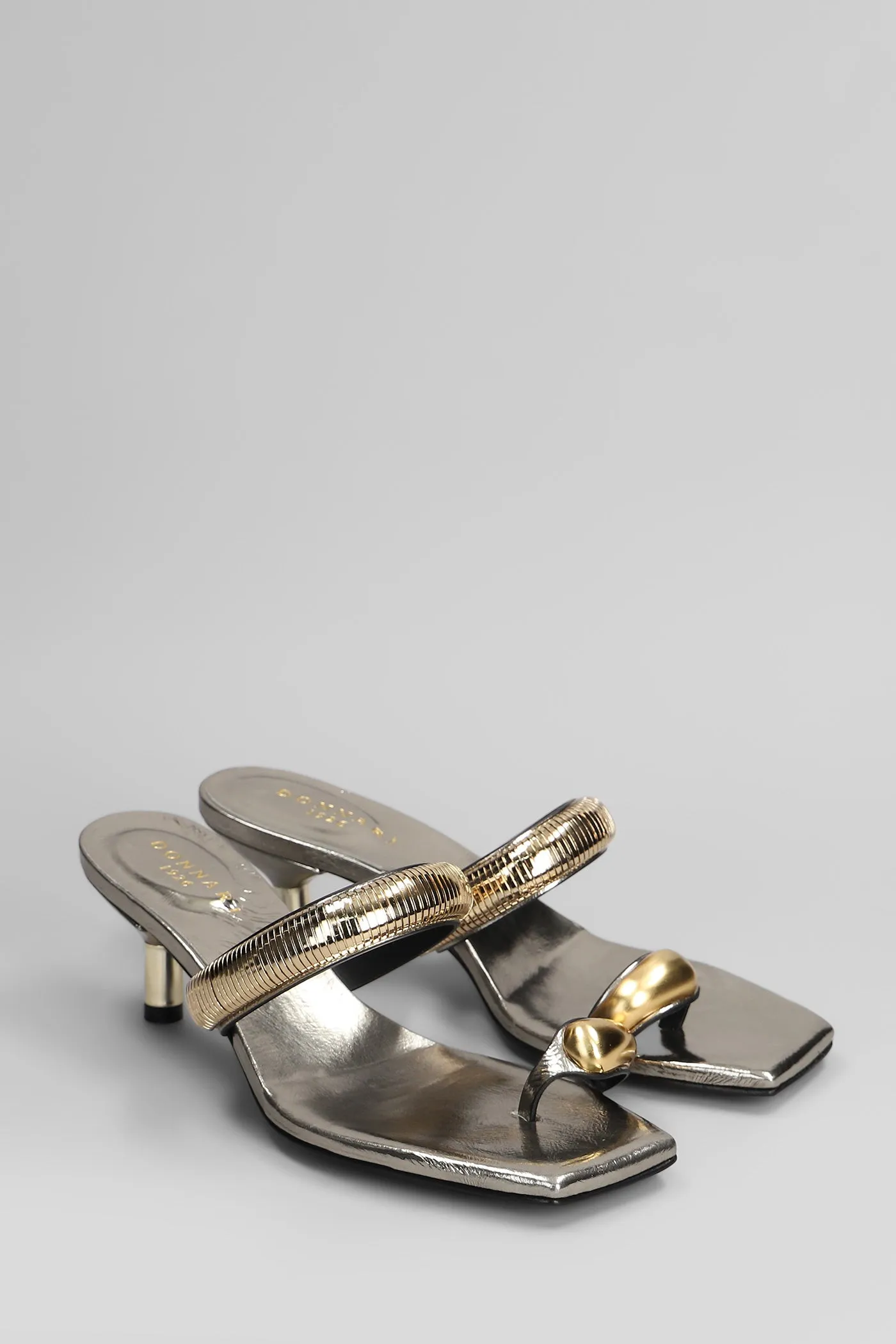 Slipper-Mule in copper leather