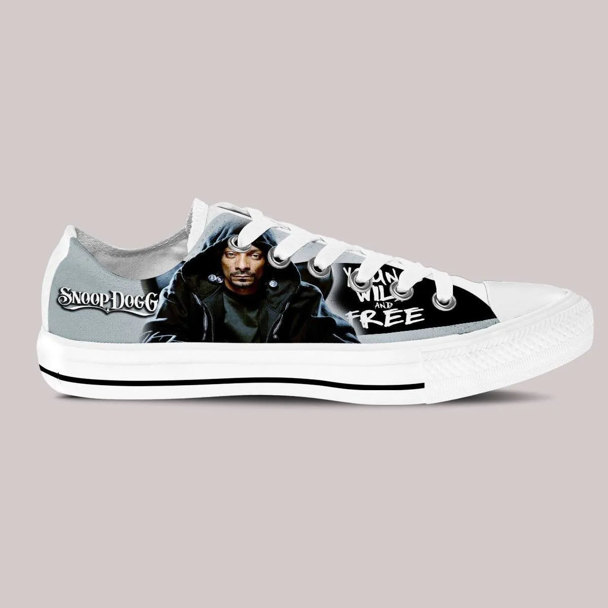 snoop  ladies low cut sneakers