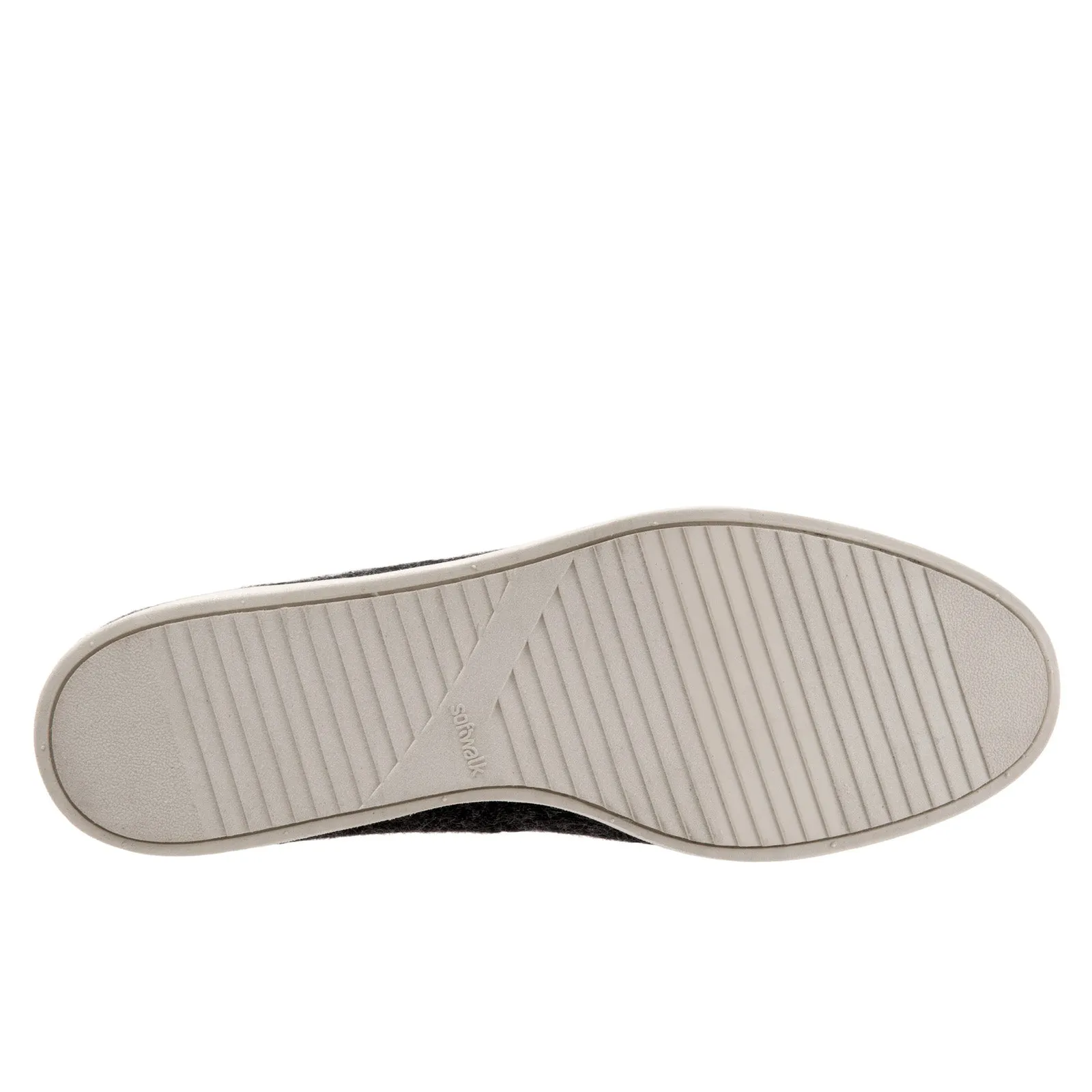 Softwalk Whistle S1810-058 Womens Gray Wide Canvas Loafer Flats Shoes