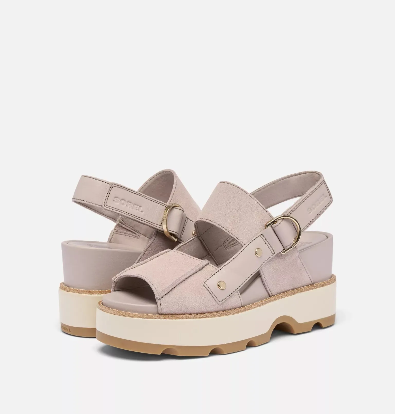 Sorel Women's JOANIE™ IV Sandal Wedge - Crushed Clay/Gum