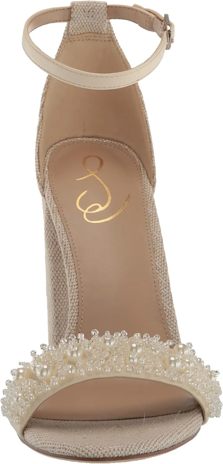 Special edition Strap Dress Yaro Heeled Perla Interactive Ankle Sam Ivory High Modern Edelman Sandals Block