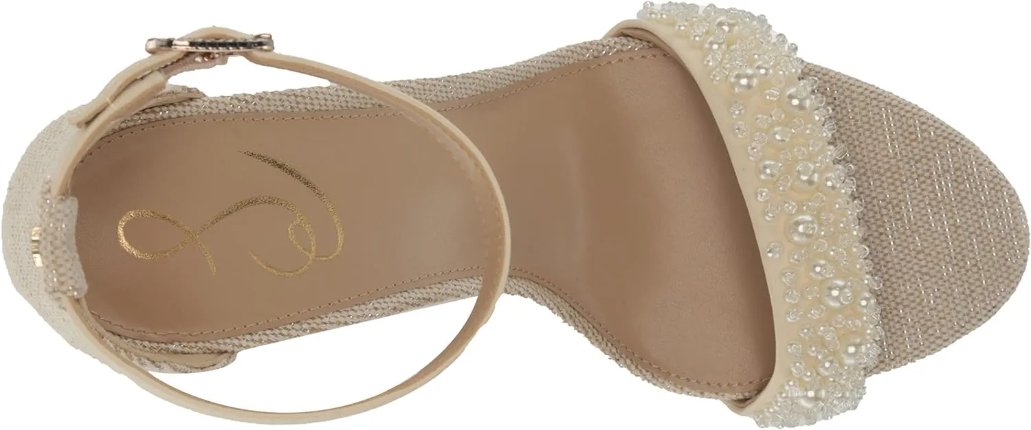 Special edition Strap Dress Yaro Heeled Perla Interactive Ankle Sam Ivory High Modern Edelman Sandals Block