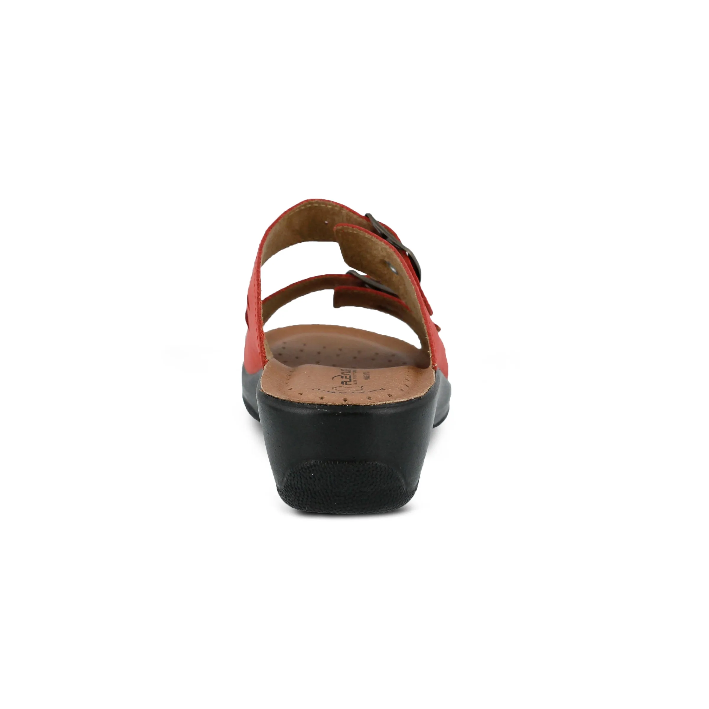 Spring Step Shoes  Flexus Decca Slide Sandal Women's Leather Adjustable