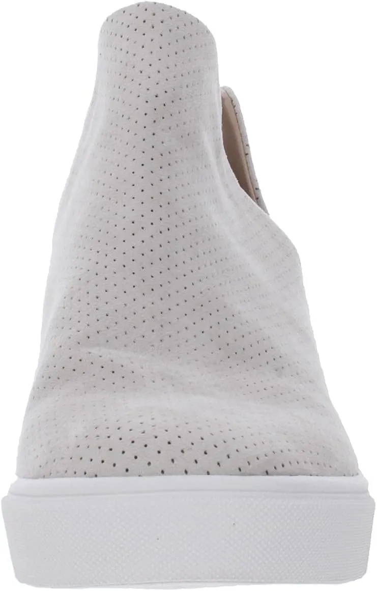 Steve Madden Georgie Taupe Wedge Ankle Bootie Cut Out Fashion Sneaker