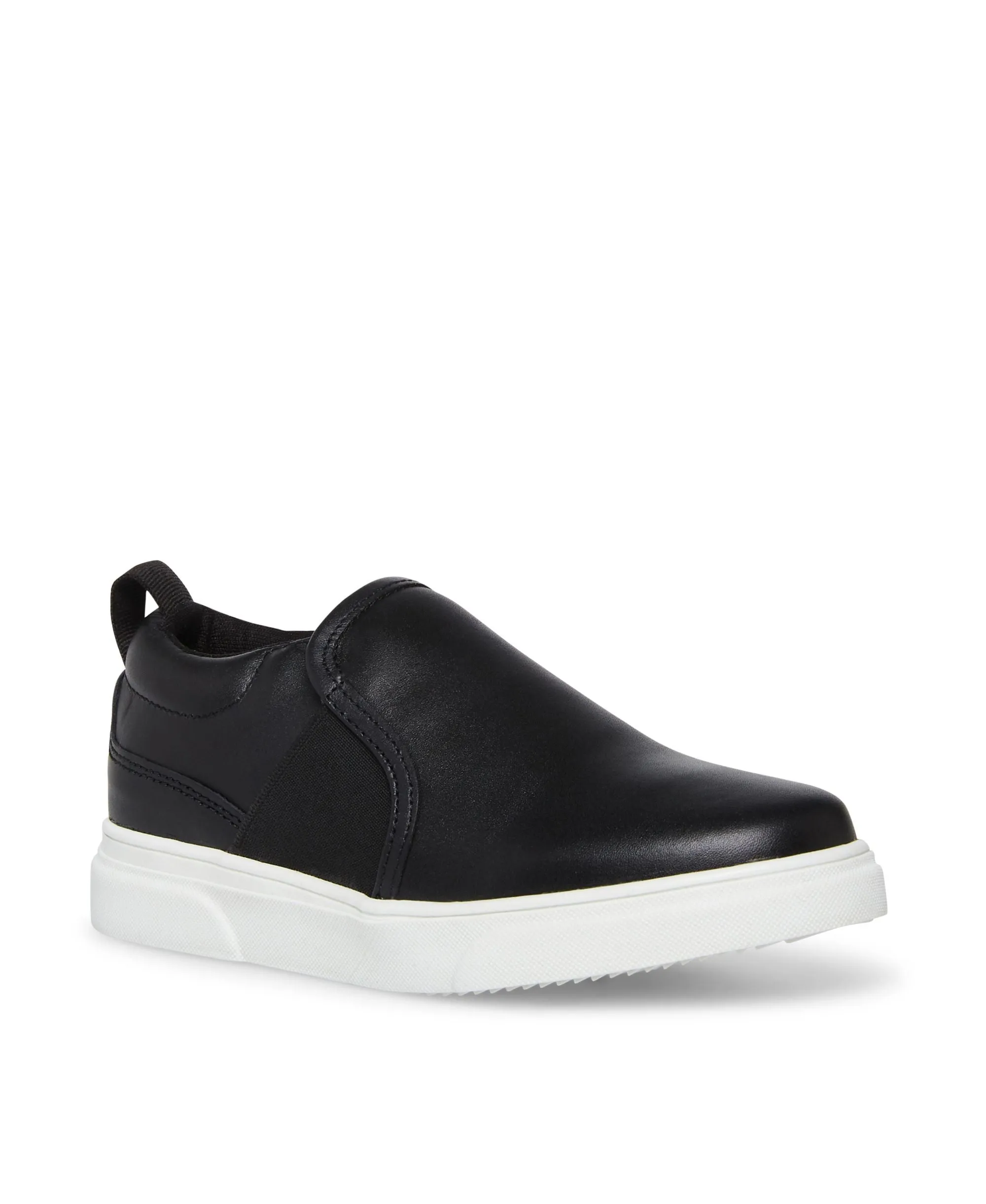 Steve Madden Little Boys Belliott Leather Slip On Loafer