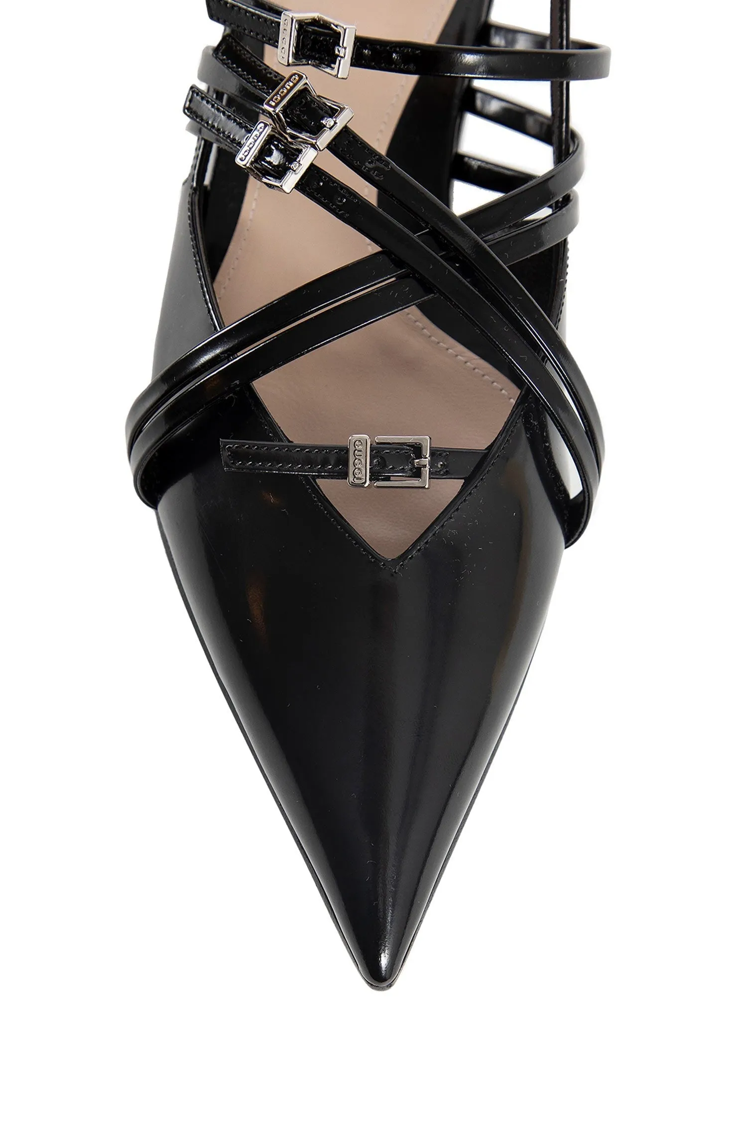 Strappy Ballet Flat Mules