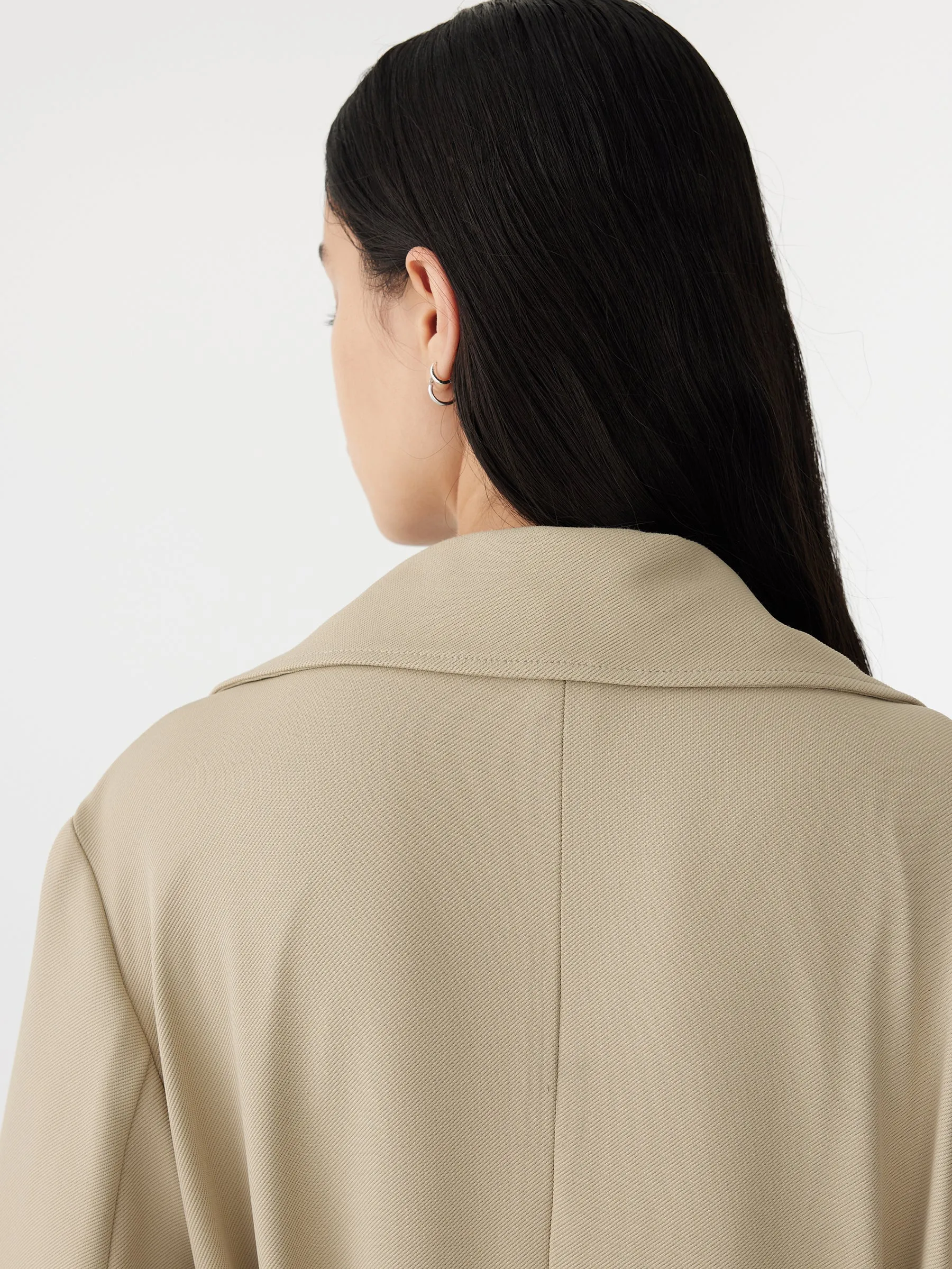 Stretch Twill Trench Coat