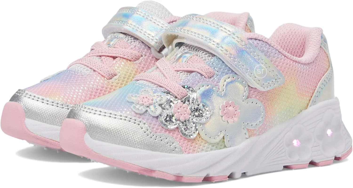 Stride Rite Womens SR Lighted Glimmer 2.0 (Toddler) Multi 10 Wide