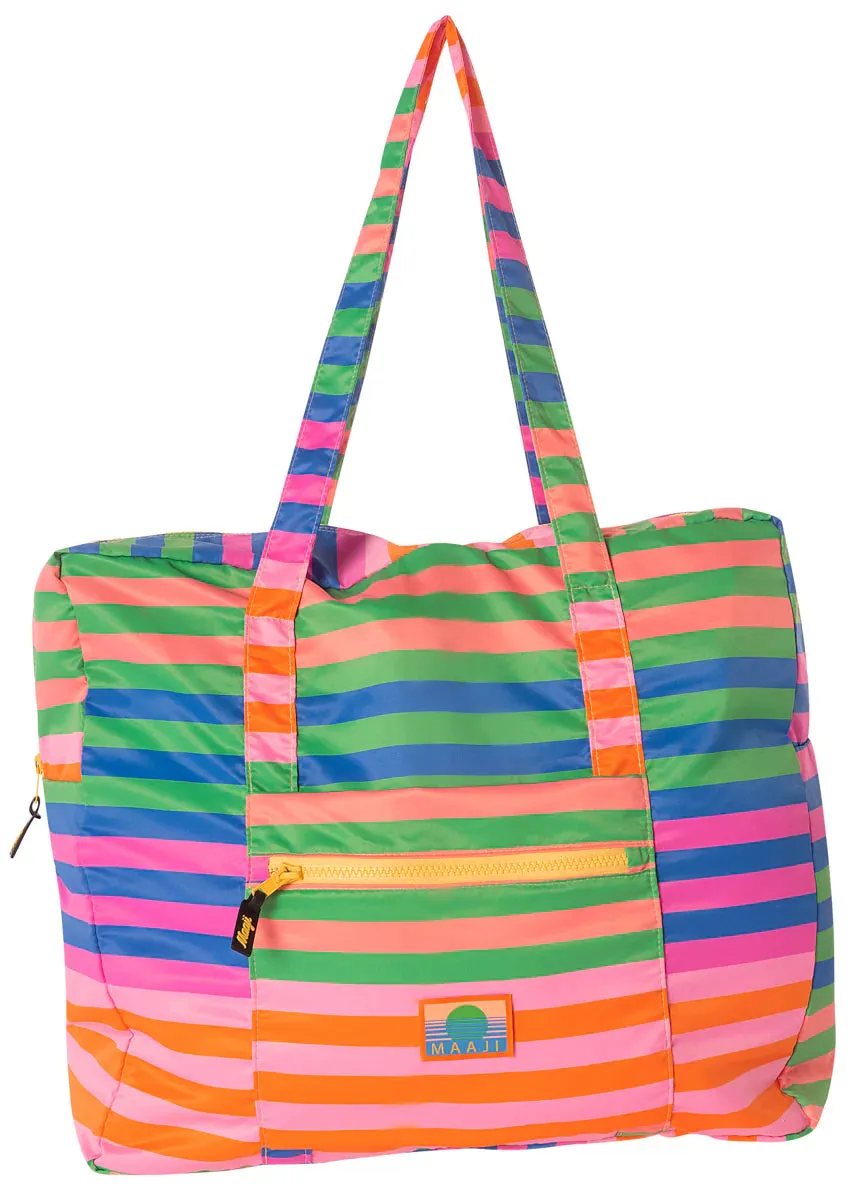 Striped Mule Pasion Tote Bags