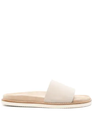 Suede Slides