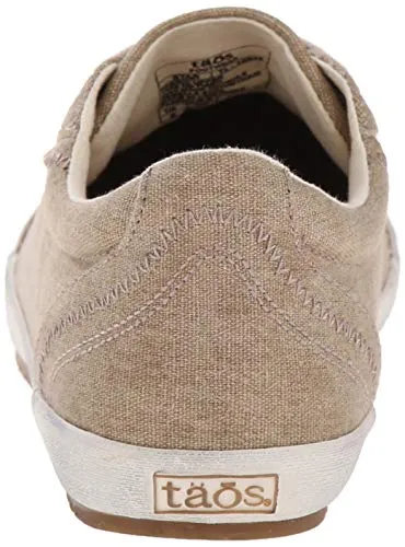 Taos Star Women's Sneaker - Iconic Style with Canvas Design for Everyday Adventures - Custom Fit Lacing and Premium Removable Footbed with Arch Support for All Day Comfort Khaki Wash 5.5 M US