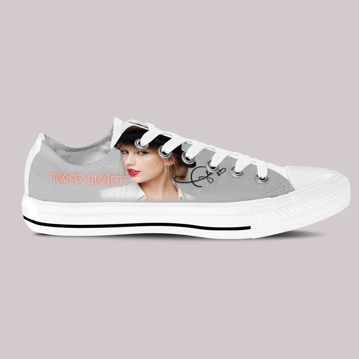 taylor swift ladies low cut sneakers