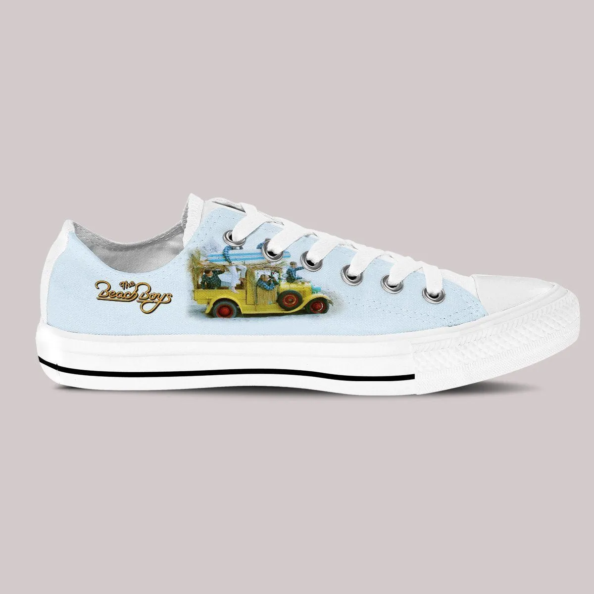 the beach boys ladies low cut sneakers