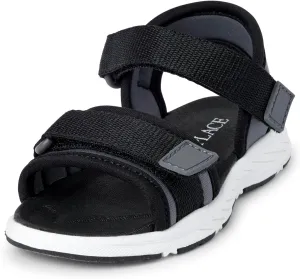 The Children's Place Baby Boys and Toddler Sporty Sandal with Adjustable Straps