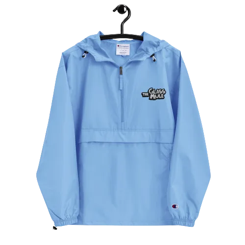 The Glass Mule Embroidered Champion Packable Jacket