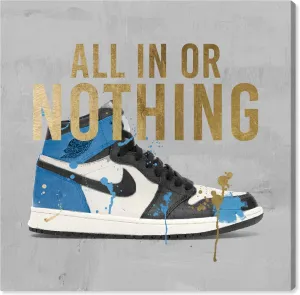 The Oliver Gal Artist Co. Fashion and Glam Wall Art Canvas Prints 'All in Sneaker' Shoes