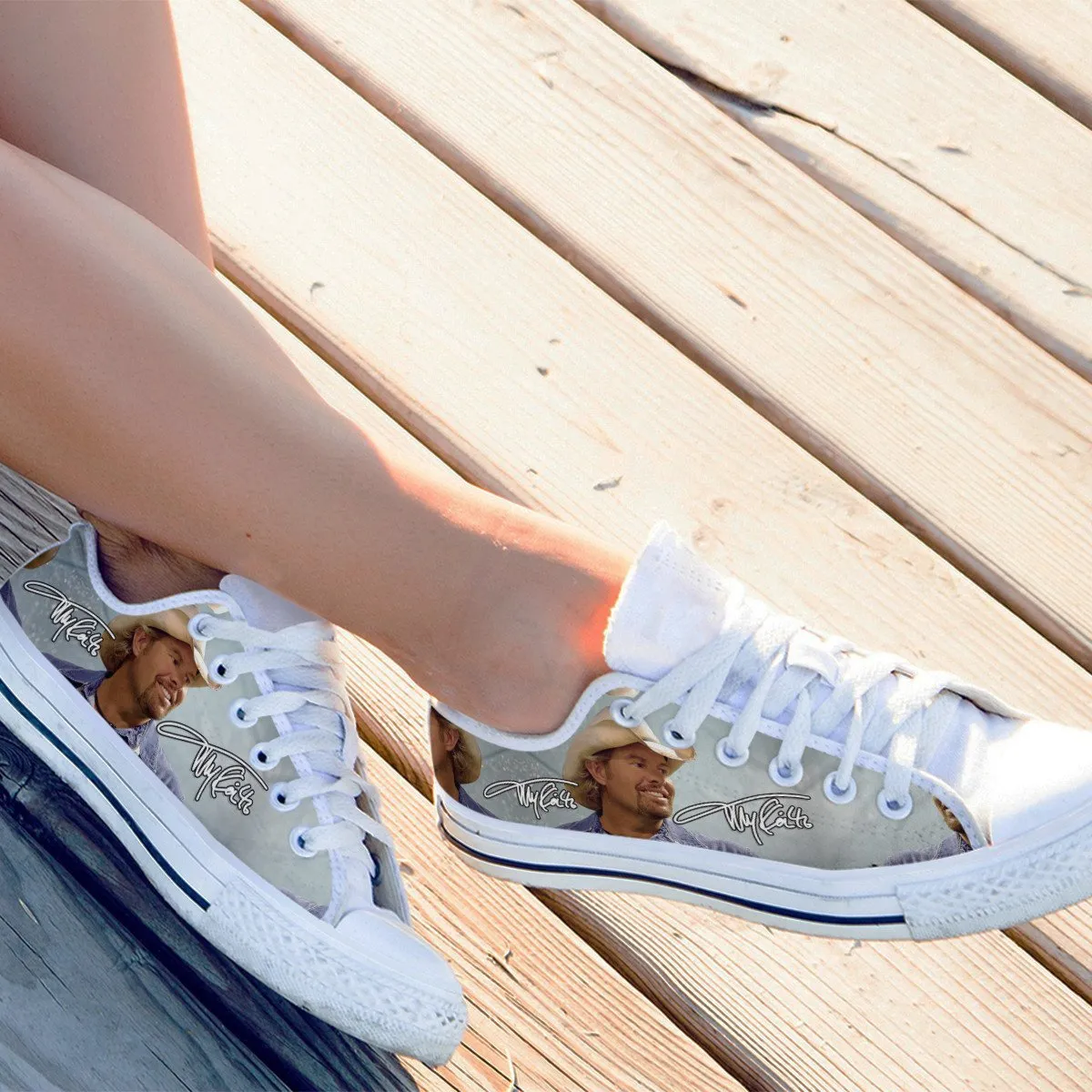 toby keith ladies low cut sneakers