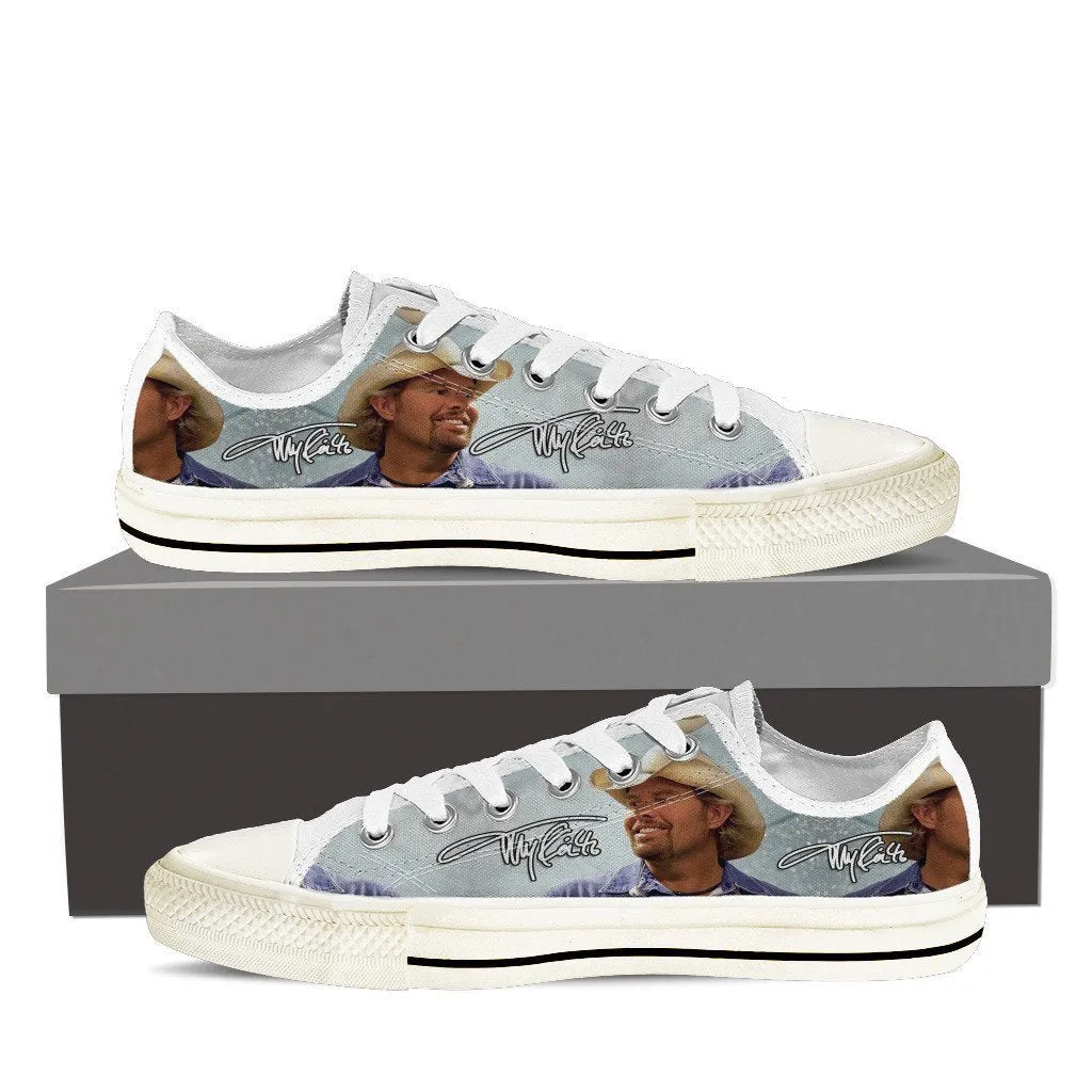 toby keith ladies low cut sneakers