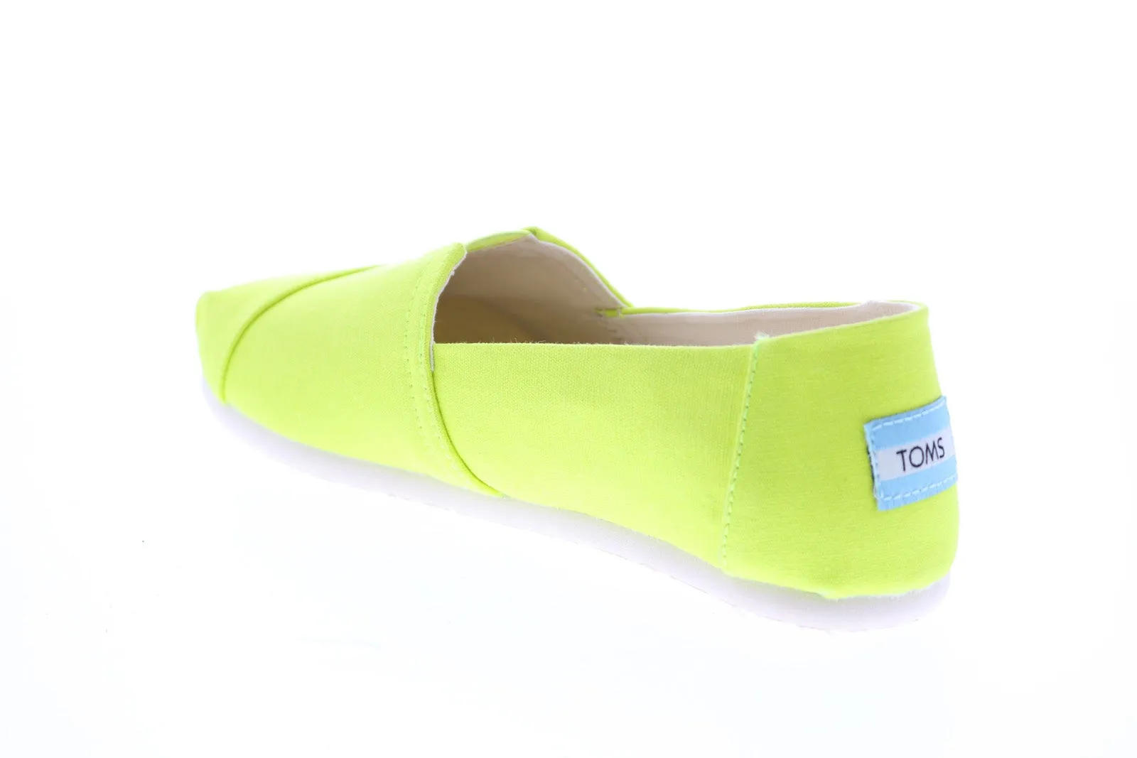 Toms Alpargata 10015259 Womens Green Canvas Loafer Flats Shoes