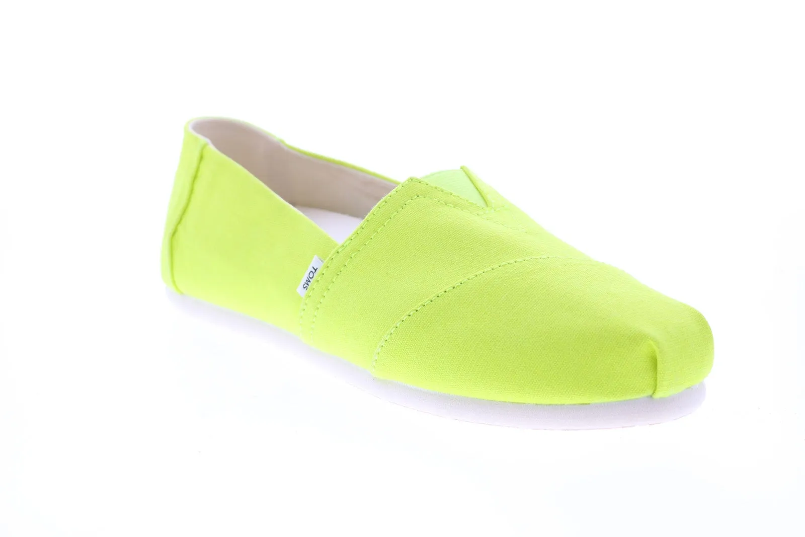 Toms Alpargata 10015259 Womens Green Canvas Loafer Flats Shoes
