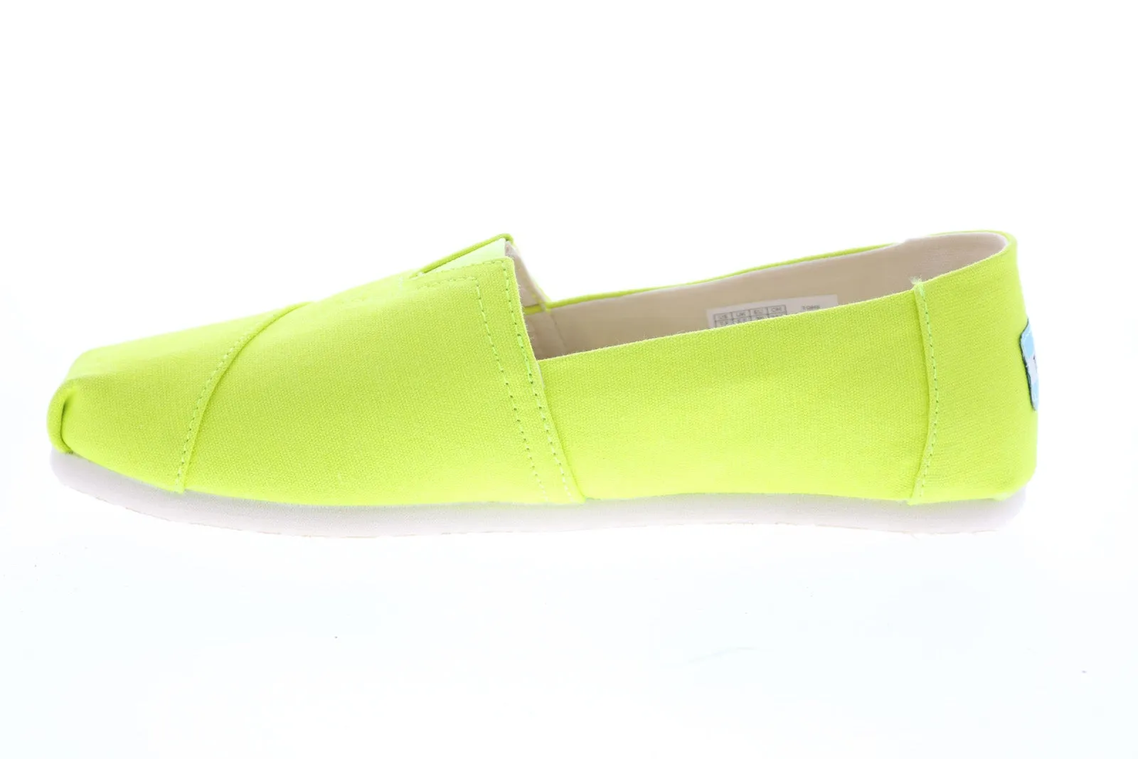 Toms Alpargata 10015259 Womens Green Canvas Loafer Flats Shoes
