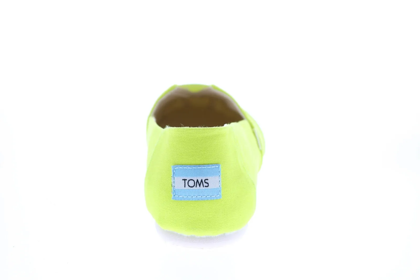 Toms Alpargata 10015259 Womens Green Canvas Loafer Flats Shoes