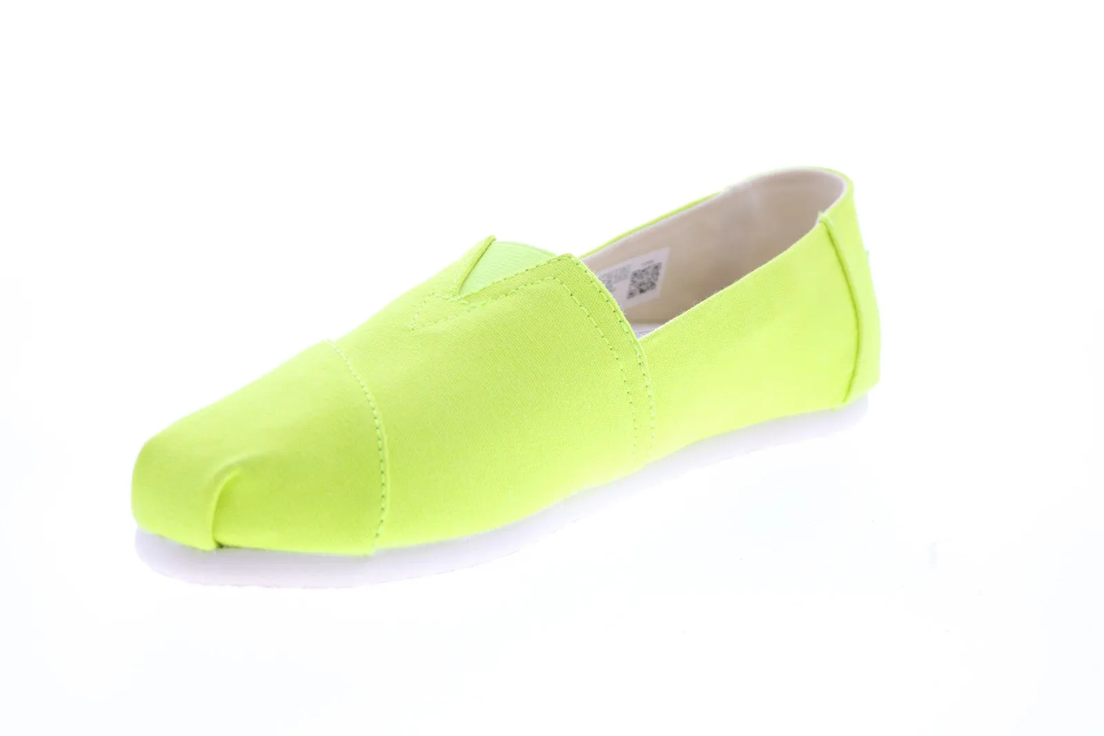 Toms Alpargata 10015259 Womens Green Canvas Loafer Flats Shoes